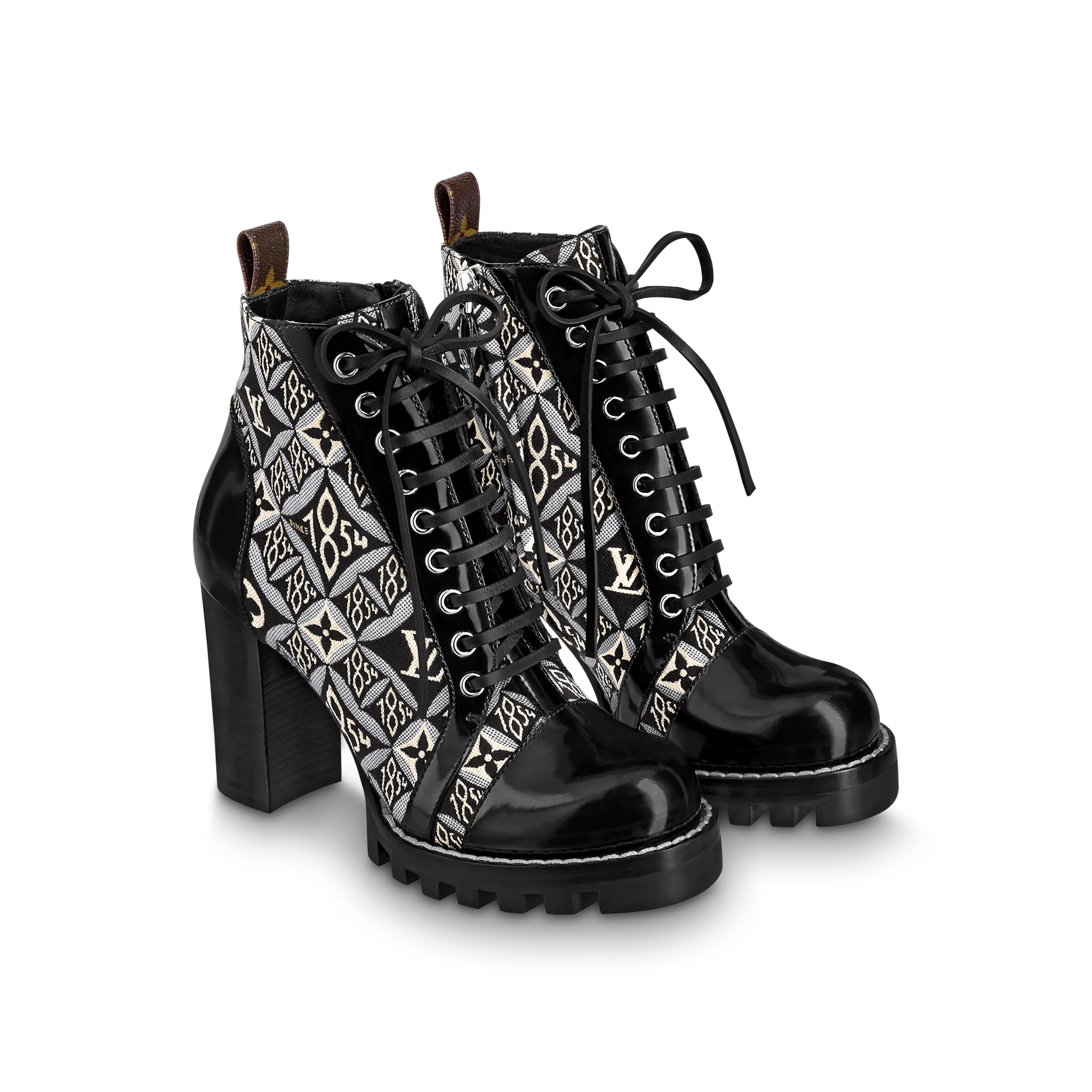 Giày Louis Vuitton Stair Trail Ankle Boots 1A8UOE - Ảnh 4