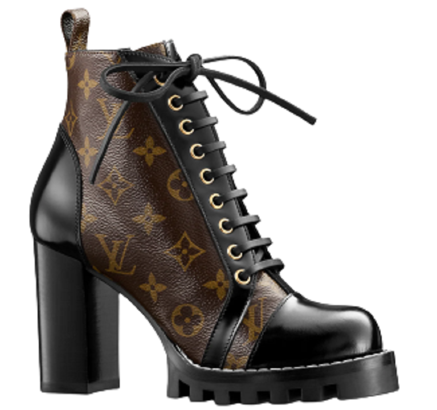 Giày Louis Vuitton Ankle Boots Star Trail 'Black' 1A2Y7W