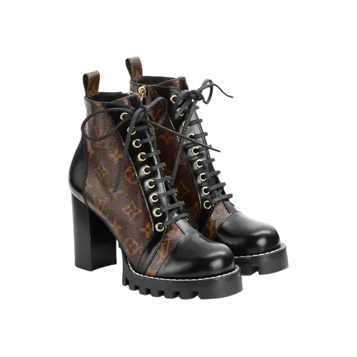 Alternative view of Giày Louis Vuitton Ankle Boots Star Trail 'Black' 1A2Y7W