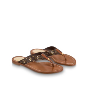 Alternative view of Dép Louis Vuitton Sunny Flat Sandals 'Gold' 1A9POQ