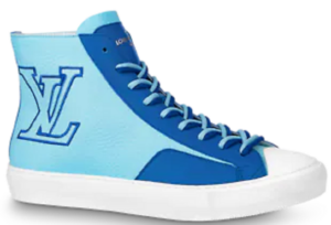 Giay Louis Vuitton Tattoo Trainer Boots "Blue" 1A8XVY