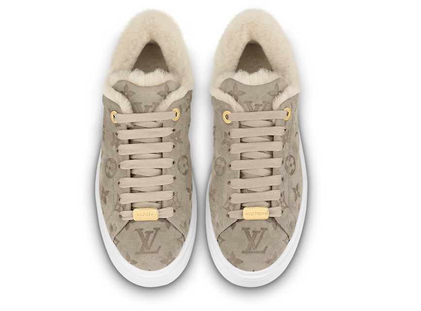 Giày Louis Vuitton Time Out Trainers 'Beige' 1AADZ9 - Ảnh 5