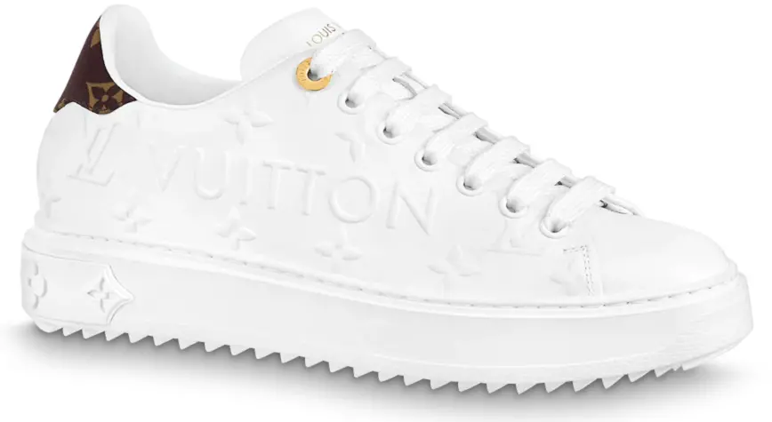 Giày Louis Vuitton Time Out Trainers 'White' 1AAP6H