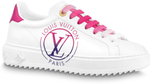 Giày Louis Vuitton Time Out Trainers 'Fuchsia Pink' 1AA1BN