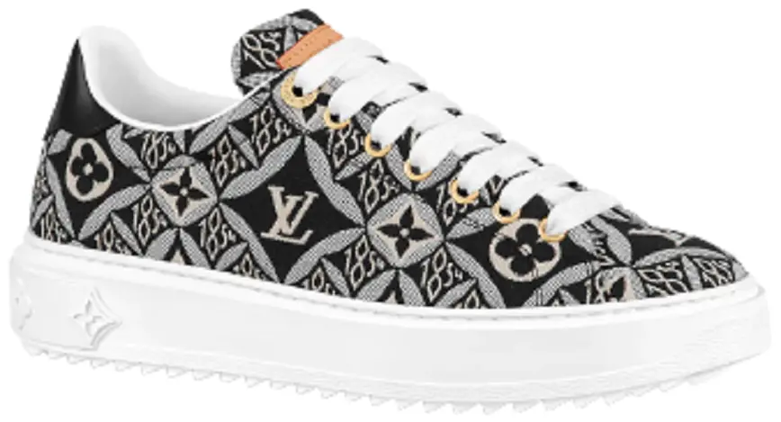 Giày Louis Vuitton Time Out Trainers 'Grey' 1A9FNI