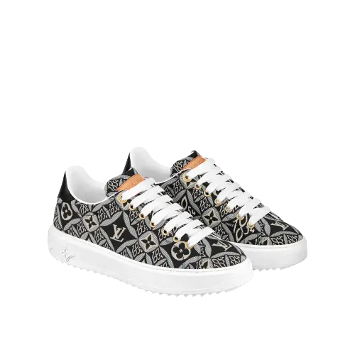 Alternative view of Giày Louis Vuitton Time Out Trainers 'Grey' 1A9FNI