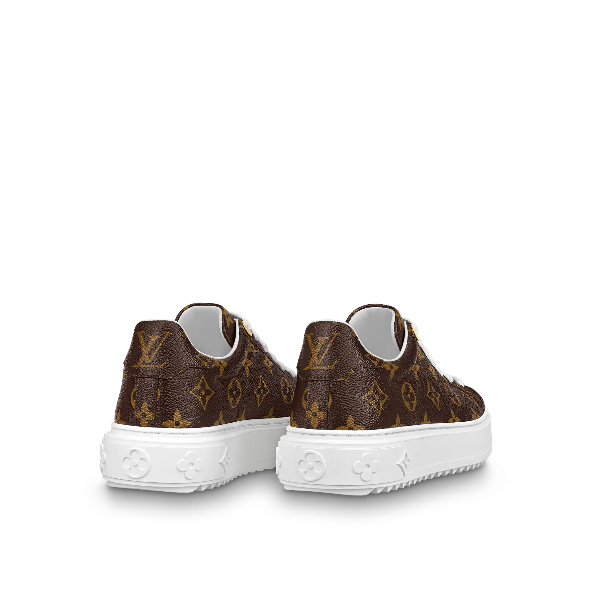 Giày Louis Vuitton Time Out Trainers 'Cacao Brown' 1A8FJR - Ảnh 3