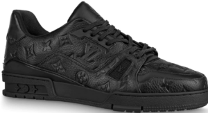 Giày Louis Vuitton Trainer Sneaker 'Monogram Embossed Black' 1A7WET