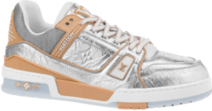 Giày Louis Vuitton LV Trainers 'Metallic Beige' 1A996D