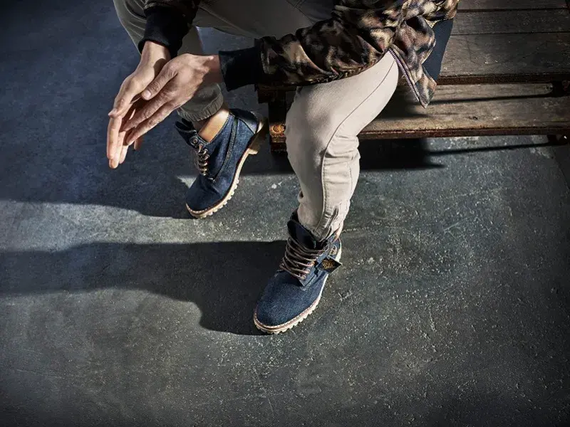 Alternative view of Giày Timberland White Oak x 6 Inch 'Denim' TB0A1B3R