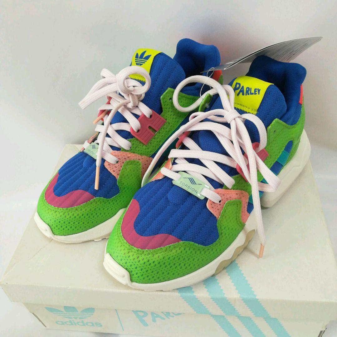 Giày Adidas Parley x ZX Torsion 'Aqua Solar Green' EG3355 - Ảnh 3