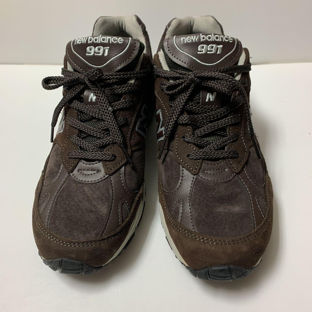 Giày New Balance 991 Made In England Dark Brown M991SDB - Ảnh 4