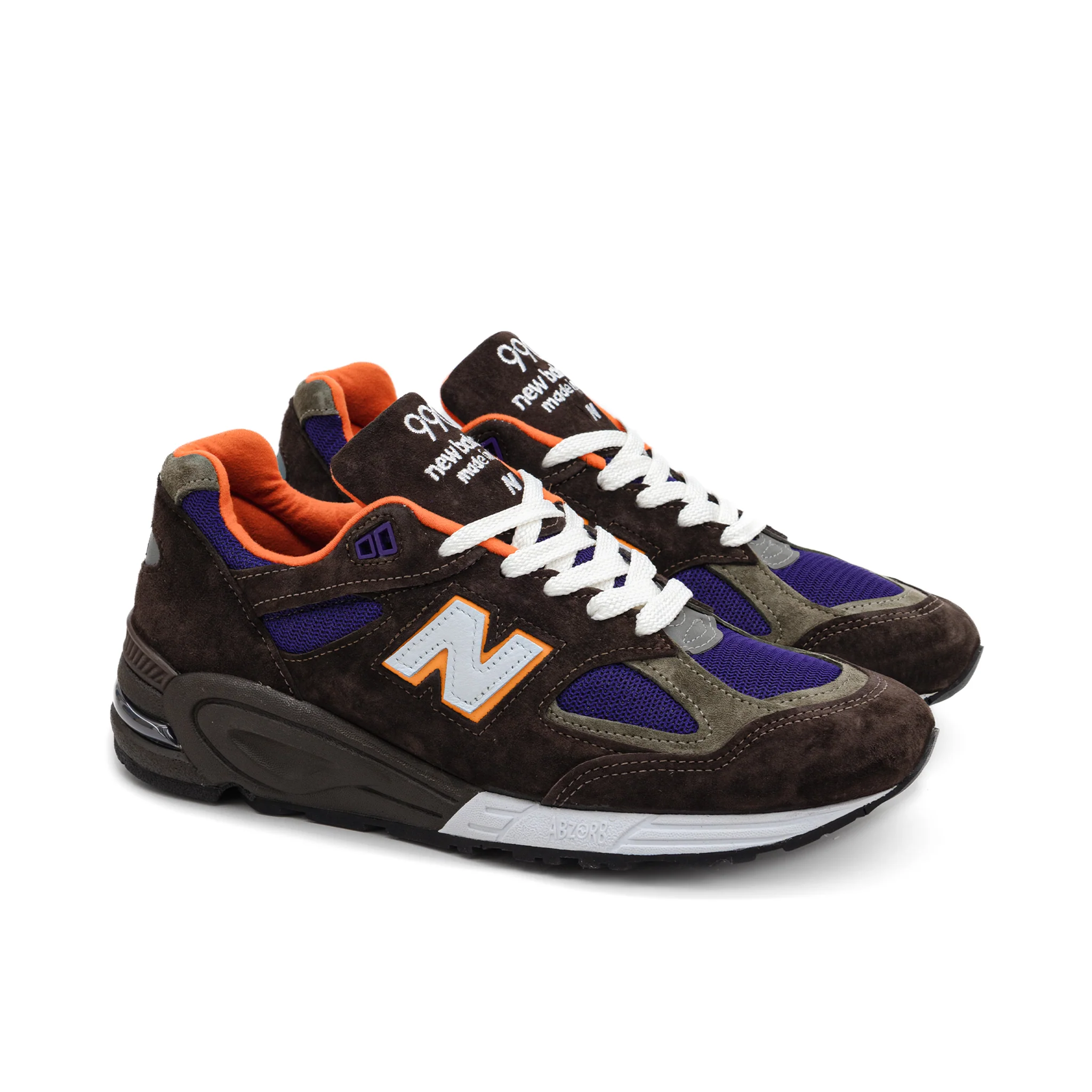 Giay New Balance Teddy Santis x 990v2 'Brown Purple' M990BR2