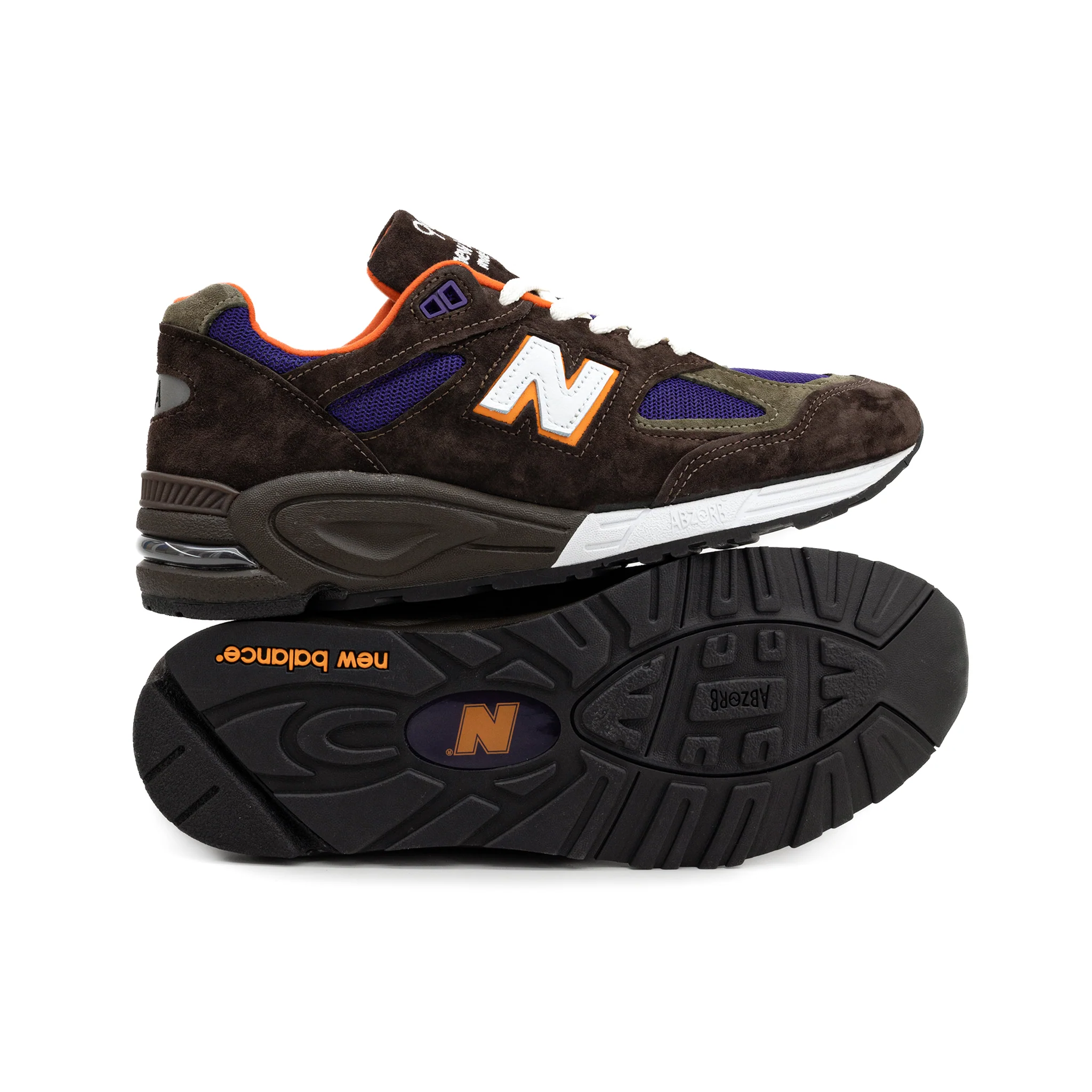 Giay New Balance Teddy Santis x 990v2 'Brown Purple' M990BR2