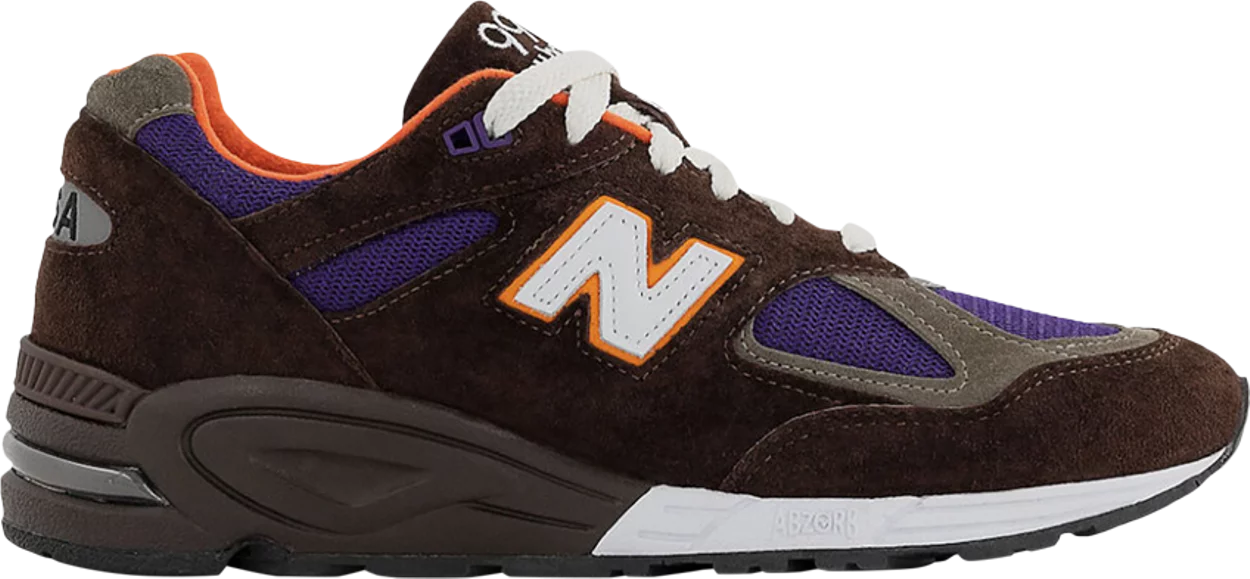 Giay New Balance Teddy Santis x 990v2 'Brown Purple' M990BR2