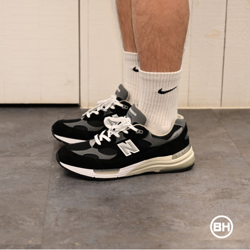 Giày New Balance 992 Made In USA 'Black' M992EB - Ảnh 4