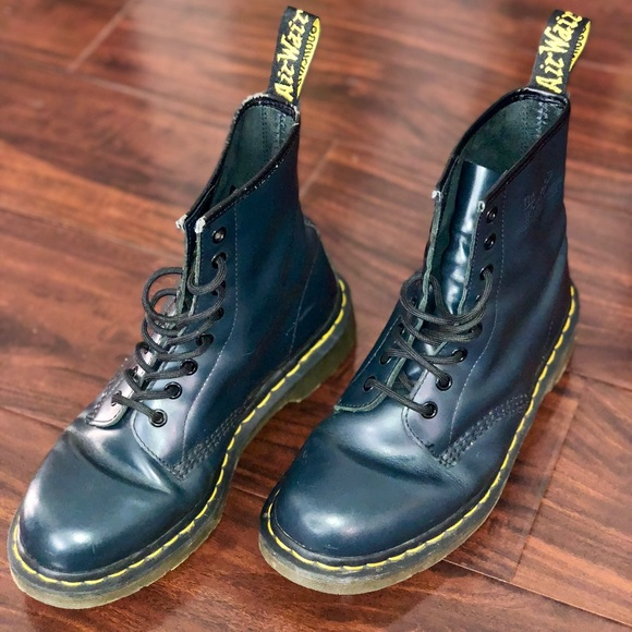 Giày Dr. Martens 1460 Navy Smooth Ankle Boots 10072410 - Ảnh 5