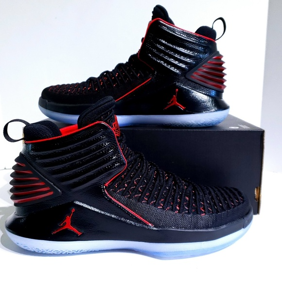 Giày Nike Air Jordan 32 GS 'Banned' AA1254-001 - Ảnh 4