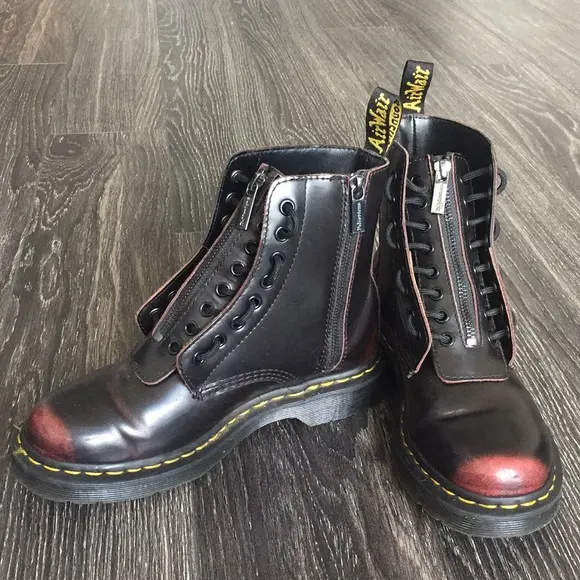 Alternative view of Giày Dr. Martens 1460 Pascal 'Cherry Red' 24330600