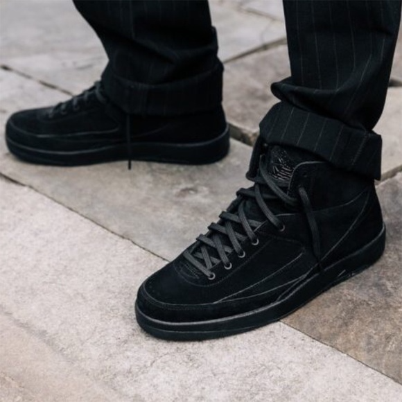 Giày Nike Air Jordan 2 Retro Deconstructed 'Tripple Black' 897521-010 - Ảnh 3