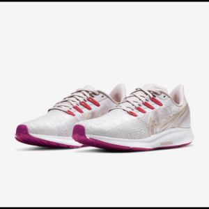 Alternative view of Giày Nike Wmns Air Zoom Pegasus 36 Premium 'Vast Grey Fire Pink' BQ5403-004