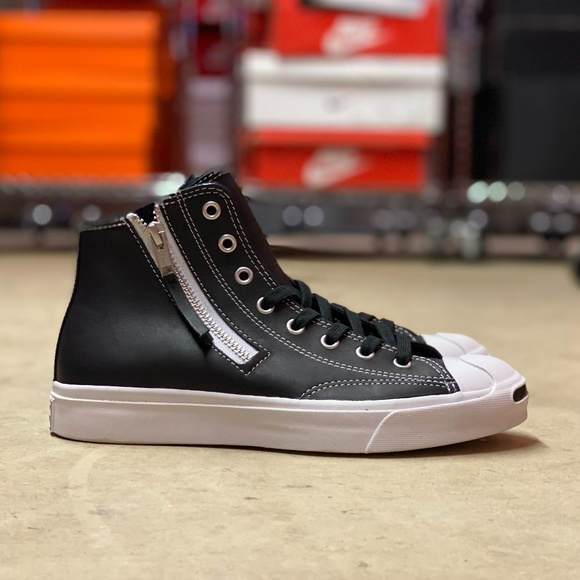 Giay Converse Jack Purcell Zip 'Black And White' 167327C