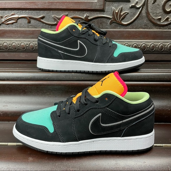 Giày Nike Air Jordan 1 Low SE GS 'Aurora Green' CV9844-013 - Ảnh 5