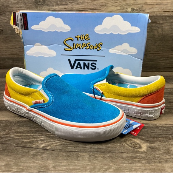 Giay Vans The Simpsons x Slip-On Pro 'Bart' VN0A347V13M