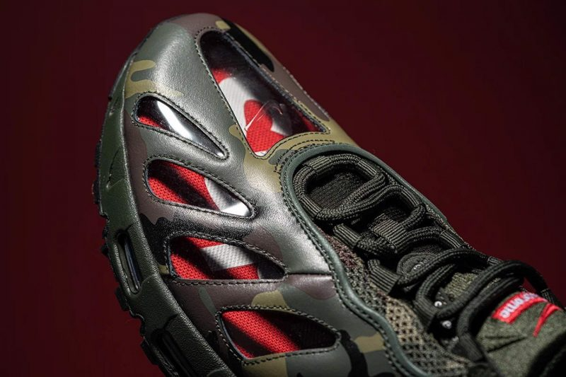 Giày Nike Supreme x Air Max 96 'Camo' CV7652-300 - Ảnh 7