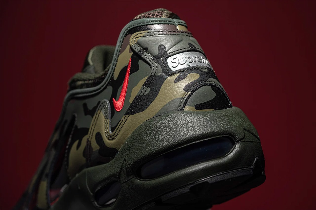Giày Nike Supreme x Air Max 96 'Camo' CV7652-300 - Ảnh 8