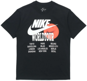Áo Nike Tee World Tour 'Black' DA0938-010