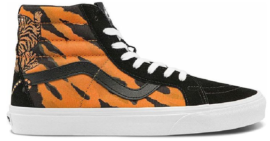 Giày Vans SK8-Hi Reissue Tiger 'Black Orange' VN0A2XSBORA