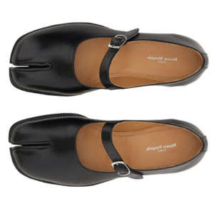 Alternative view of Giày Maison Margiela Box Calf Tabi Court 'Black' S39WL0119P3292T8013