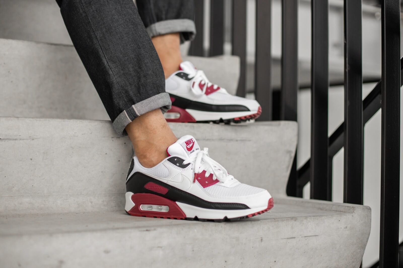 Giày Nike Air Max 90 'Recraft New Maroon' CT4352-104 - Ảnh 5