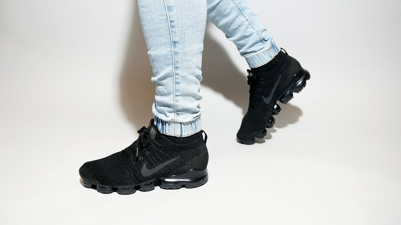 Giày Nike Air VaporMax Flyknit 3.0 'Triple Black' AJ6900-004 - Ảnh 7