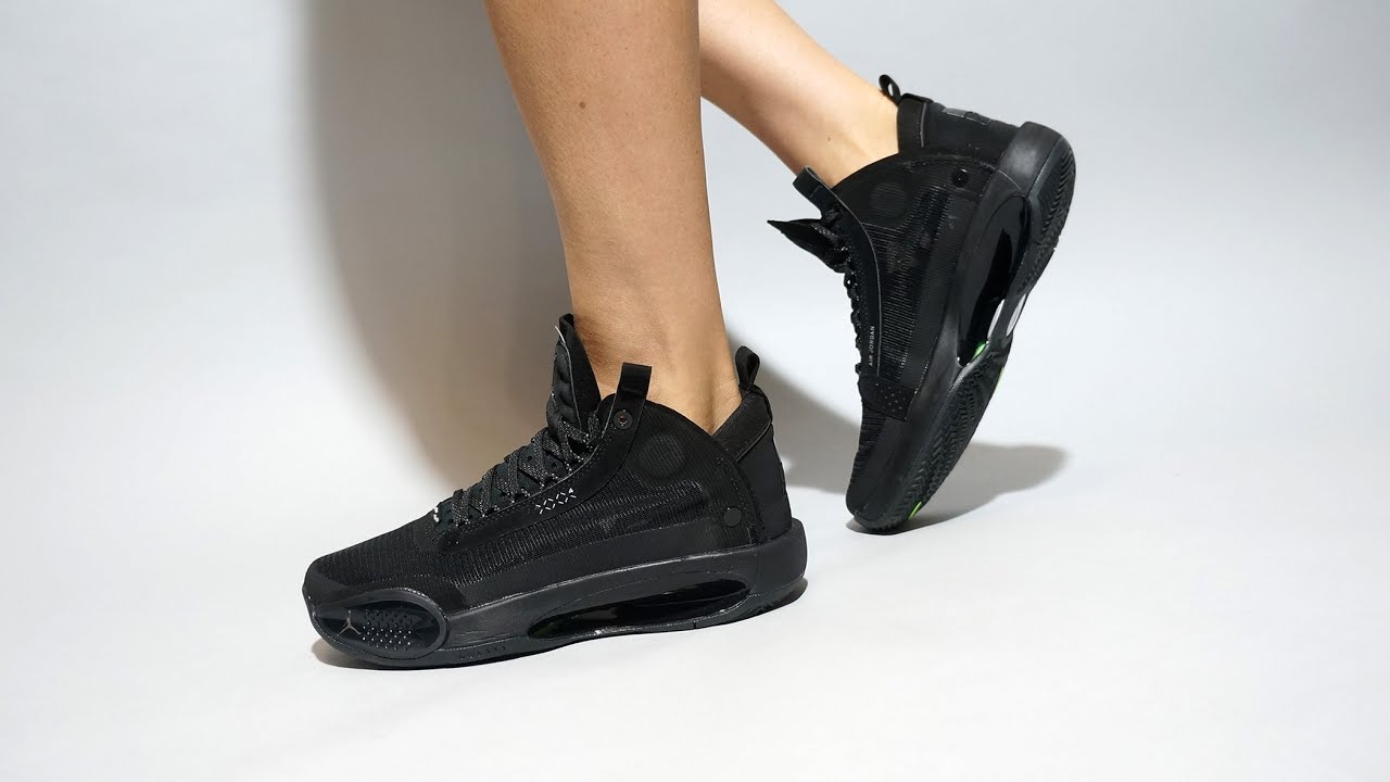 Giày Nike Air Jordan 34 GS 'Black Cat' BQ3384-003 - Ảnh 7