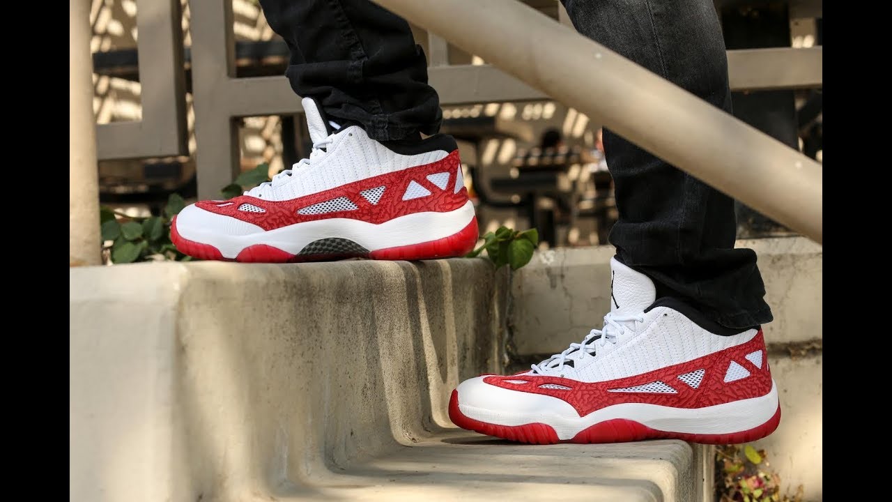 Giày Nike Air Jordan 11 Retro Low IE 'Gym Red' 919712-101 - Ảnh 3