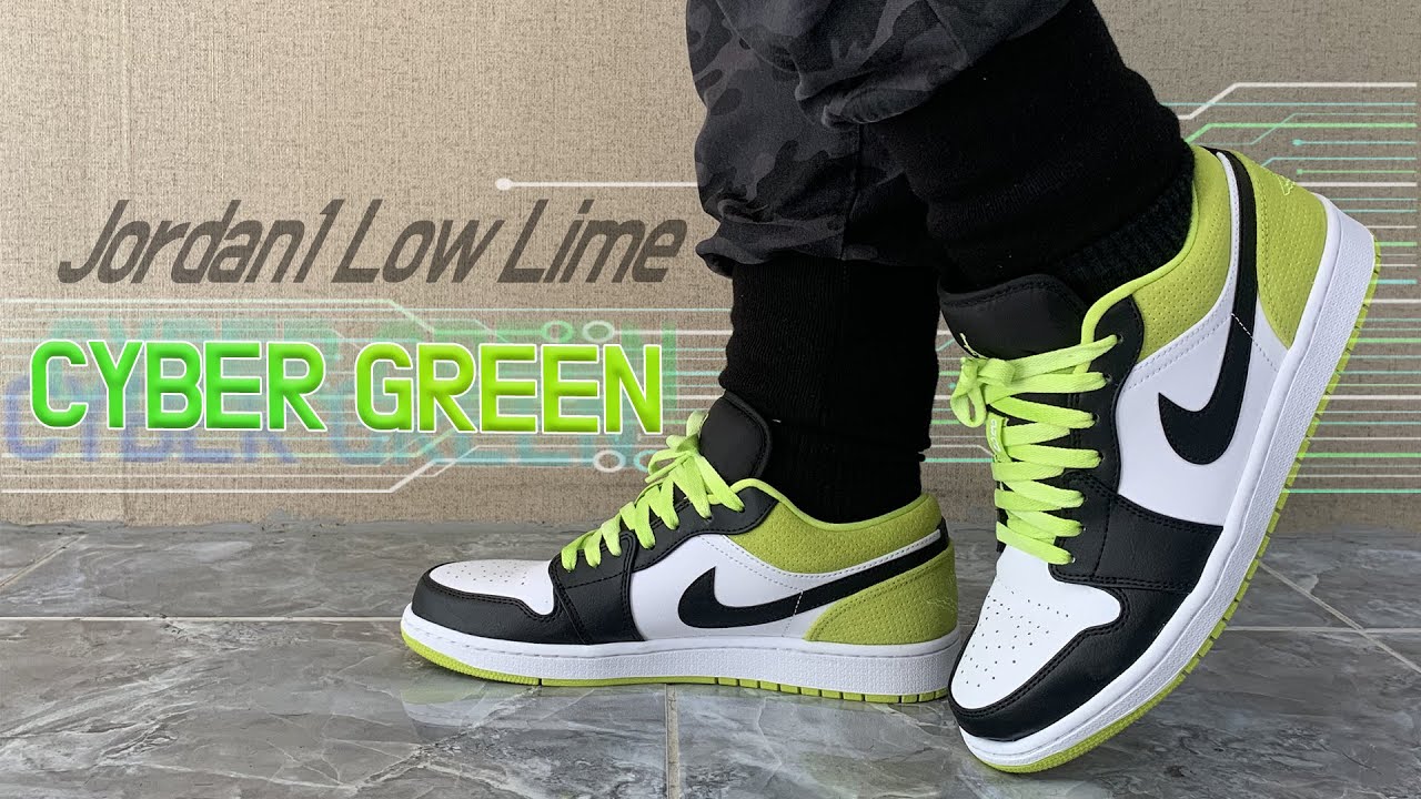 Giày Nike Air Jordan 1 Low 'Cyber' CK3022-003 - Ảnh 4