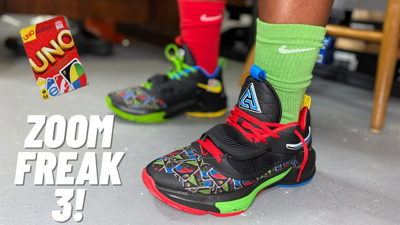 Giày Nike Zoom Freak 3 Black x UNO DC9363-001 - Ảnh 8