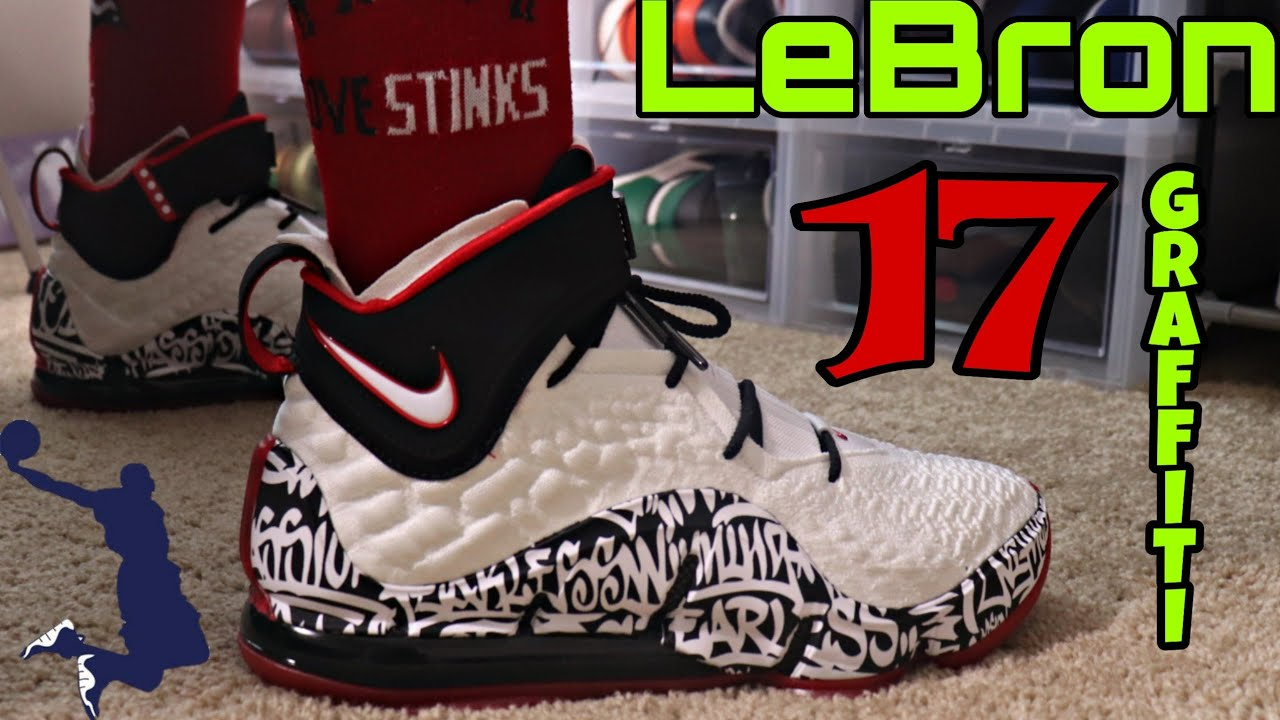 Giày Nike LeBron 17 EP 'LeBron 4 Graffiti' CT6052-100 - Ảnh 7