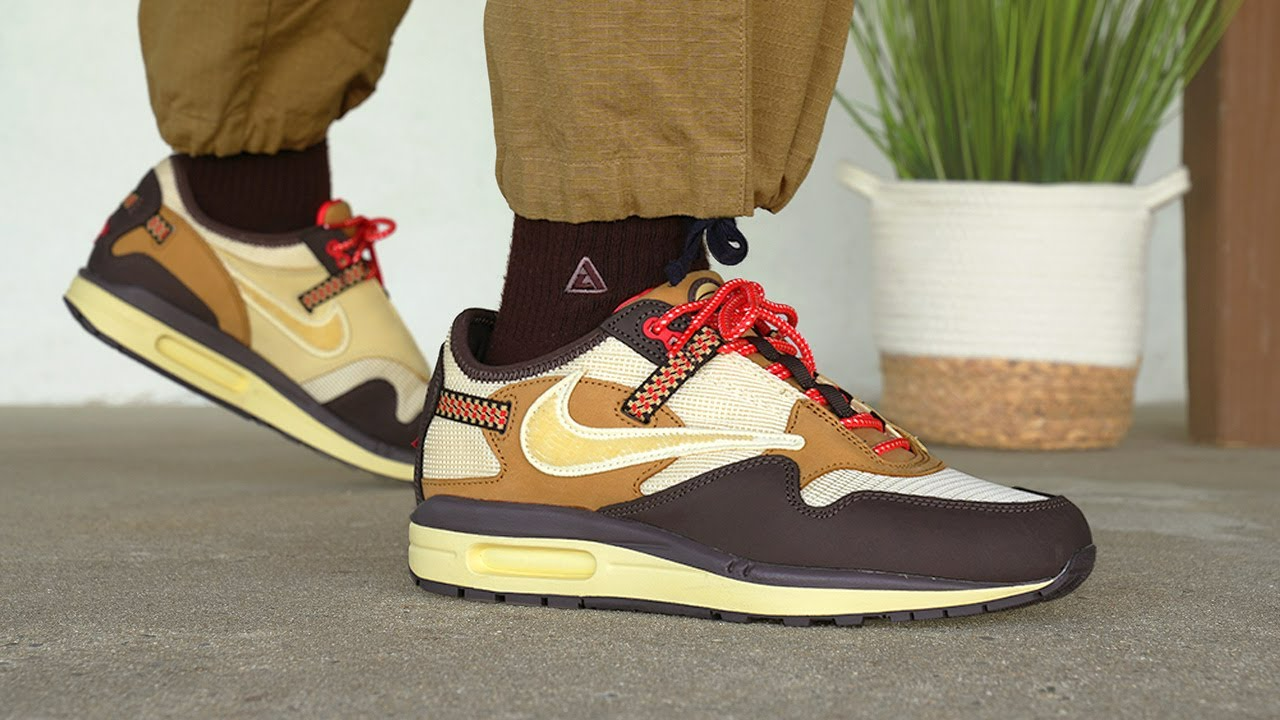 Giày Nike Air Max 1 Travis Scott 'Baroque Brown' DO9392-200 - Ảnh 4