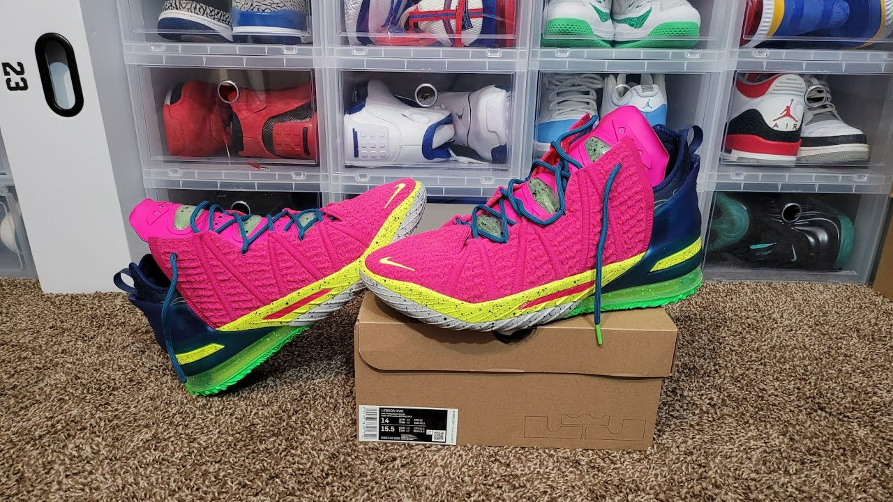 Giày Nike LeBron 18 'Los Angeles By Night' DB8148-600 - Ảnh 7