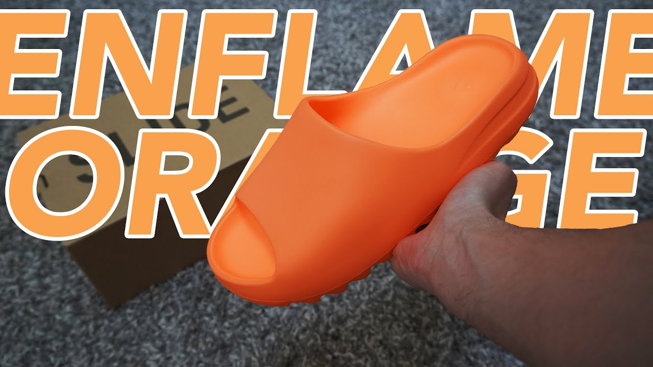 Dép Adidas Yeezy Slides 'Enflame Orange' GZ0953 - Ảnh 7