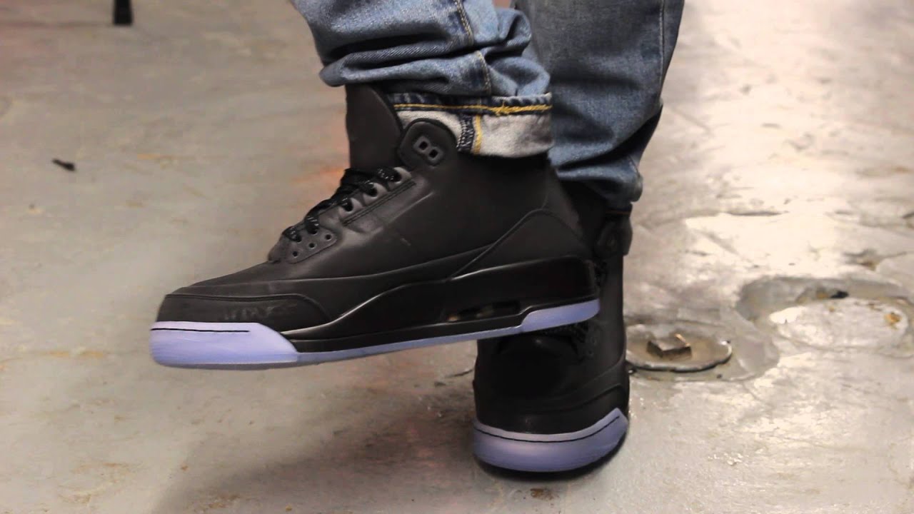 Giày Nike Air Jordan 3 5Lab3 'Reflective Black' 631603-010 - Ảnh 4