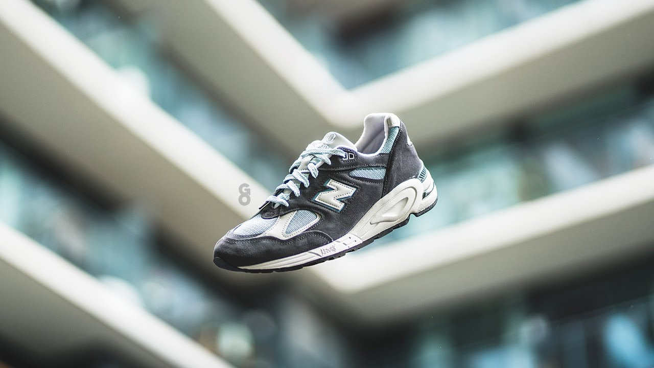 Giày New Balance 990v2 'Kith Steel Blue' M990KT2 - Ảnh 3