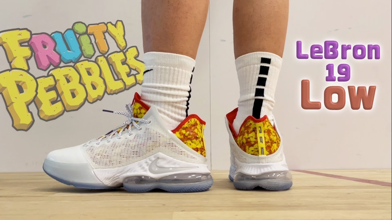 Giay Nike Lebron 19 Low 'Magic Fruity Pebbles' DQ8344-100