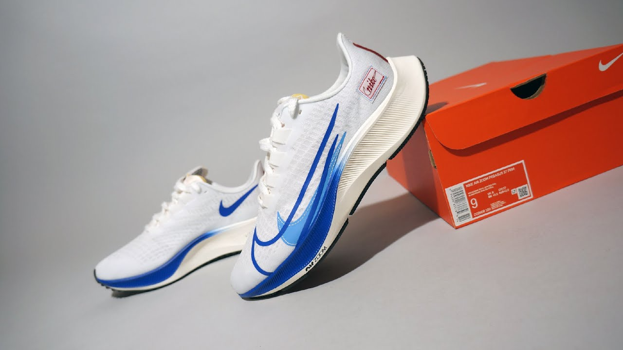 Giày Nike Air Zoom Pegasus 37 Premium 'White Game Royal' CQ9908-100 - Ảnh 7
