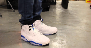 Giay Nike Air Jordan 6 Retro BG 'Sport Blue' 384665-107