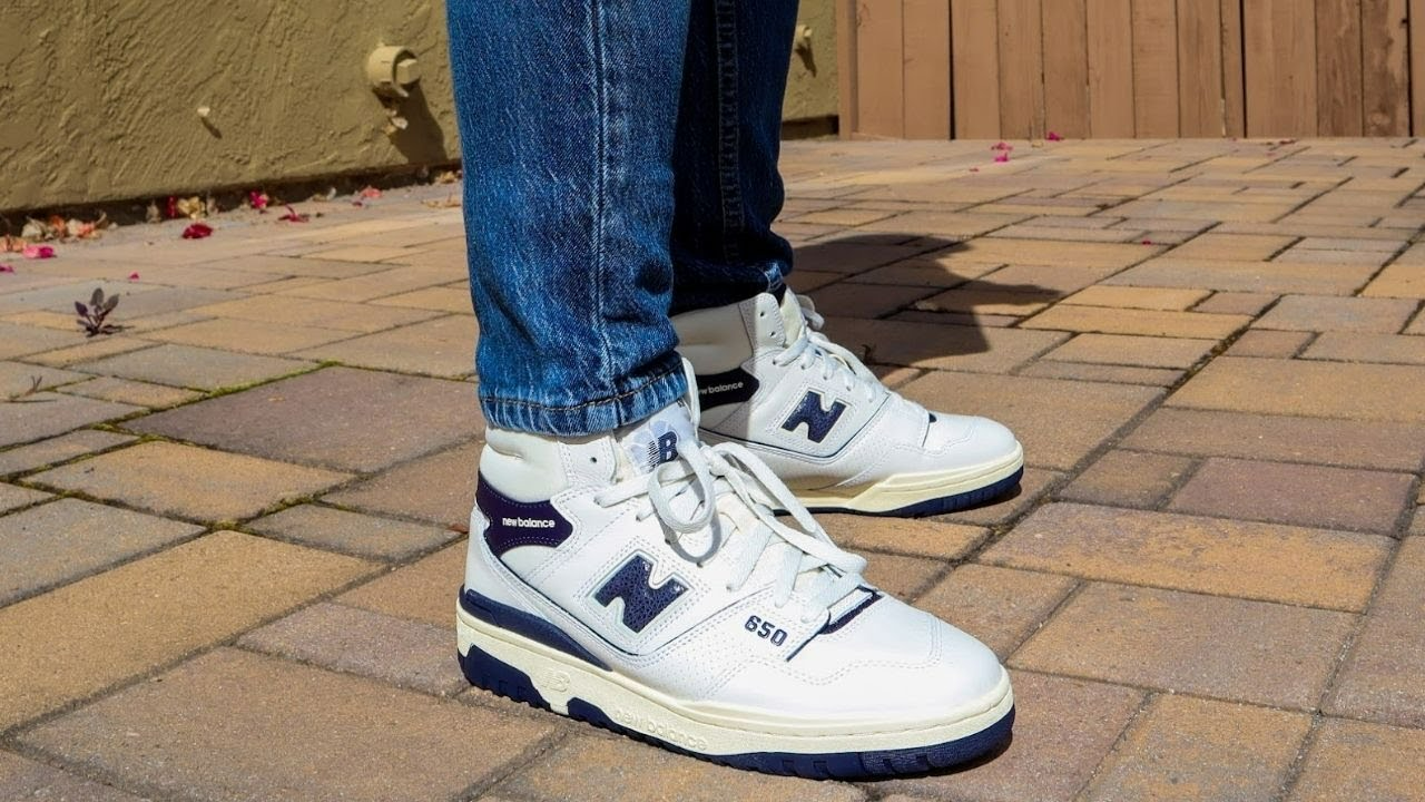Giay New Balance 650R 'Aime Leon Dore White Navy' BB650RD1