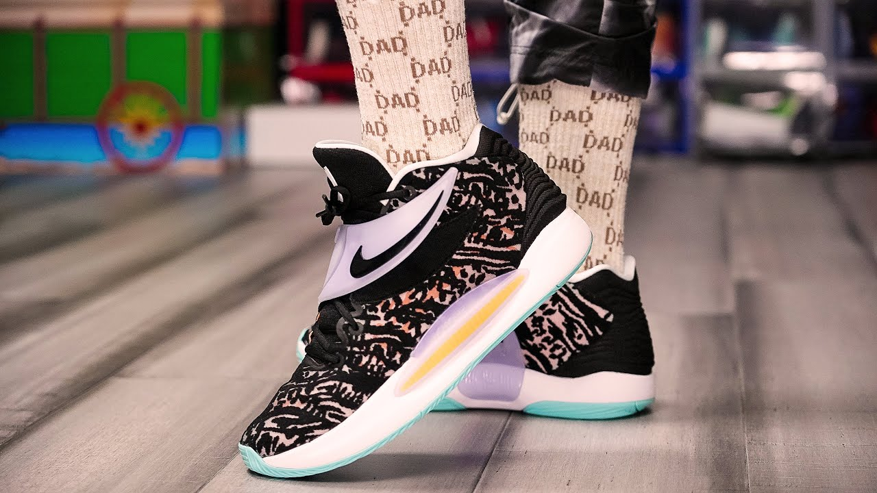 Giày Nike KD 14 'Black White' CW3935-001 - Ảnh 9